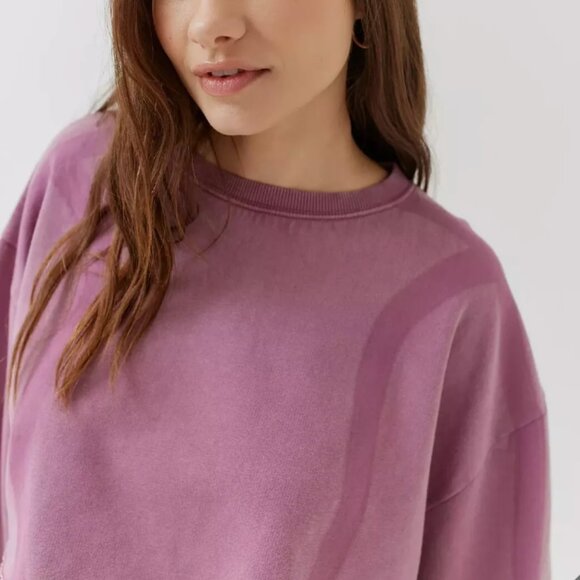 UO BDG Izzy Illusion Cropped Sweatshirt - Picture 2 of 6